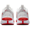 NIKE Team Hustle D 11 Basketballschuhe Kinder 102 - summit white/track red-white 38.5