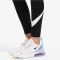 NIKE Sportswear Classics High-Waist Graphic Leggings Damen 010 - black/sail XS