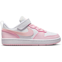 NIKE Court Borough Low Recraft Sneaker Jungen 105 - white/pink foam 27.5