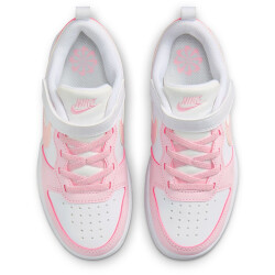NIKE Court Borough Low Recraft Sneaker Jungen 105 - white/pink foam 27.5