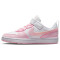 NIKE Court Borough Low Recraft Sneaker Jungen 105 - white/pink foam 27.5