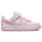 NIKE Court Borough Low Recraft Sneaker Jungen 105 - white/pink foam 27.5