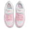 NIKE Court Borough Low Recraft Sneaker Jungen 105 - white/pink foam 27.5