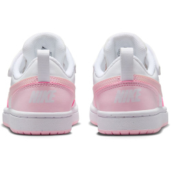 NIKE Court Borough Low Recraft Sneaker Jungen 105 - white/pink foam 31