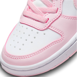 NIKE Court Borough Low Recraft Sneaker Jungen 105 - white/pink foam 31