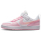 NIKE Court Borough Low Recraft Sneaker Jungen 105 - white/pink foam 31