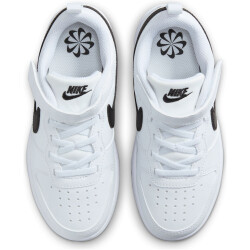 NIKE Court Borough Low Recraft Sneaker Jungen 104 - white/black 27.5