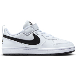 NIKE Court Borough Low Recraft Sneaker Jungen 104 - white/black 35