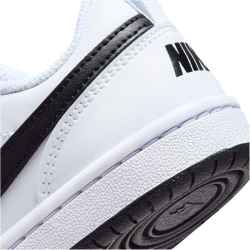 NIKE Court Borough Low Recraft Sneaker Jungen 104 - white/black 35