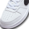 NIKE Court Borough Low Recraft Sneaker Jungen 104 - white/black 35
