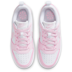NIKE Court Borough Low Recraft Sneaker Kinder 105 - white/pink foam 35.5