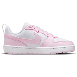 NIKE Court Borough Low Recraft Sneaker Kinder 105 - white/pink foam 36.5