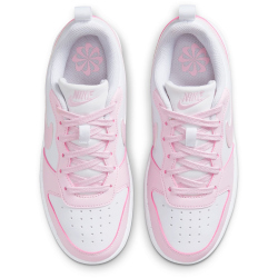 NIKE Court Borough Low Recraft Sneaker Kinder 105 - white/pink foam 36.5