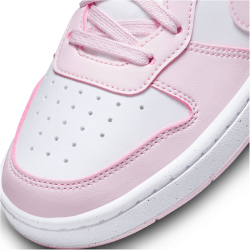 NIKE Court Borough Low Recraft Sneaker Kinder 105 - white/pink foam 36.5