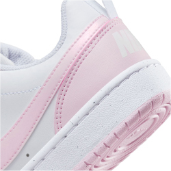 NIKE Court Borough Low Recraft Sneaker Kinder 105 - white/pink foam 39