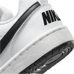NIKE Court Borough Low Recraft Sneaker Kinder 104 - white/black 36.5