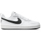 NIKE Court Borough Low Recraft Sneaker Kinder 104 - white/black 36.5