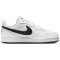 NIKE Court Borough Low Recraft Sneaker Kinder 104 - white/black 36.5