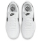 NIKE Court Borough Low Recraft Sneaker Kinder 104 - white/black 36.5