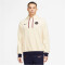 NIKE Paris Saint-Germain Club Fleece Hoodie Herren 113 - coconut milk/blackened blue S