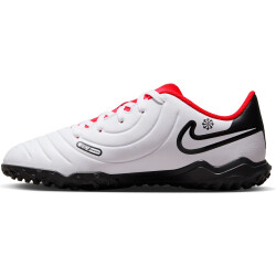 NIKE Jr. Tiempo Legend 10 Club TF Multinocken-Fußballschuhe Kinder 100 - white/black-bright crimson 35