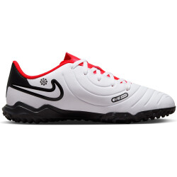 NIKE Jr. Tiempo Legend 10 Club TF Multinocken-Fußballschuhe Kinder 100 - white/black-bright crimson 35