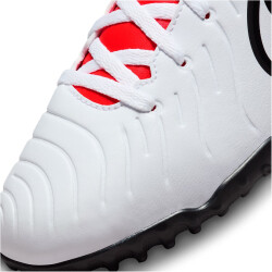 NIKE Jr. Tiempo Legend 10 Club TF Multinocken-Fußballschuhe Kinder 100 - white/black-bright crimson 35