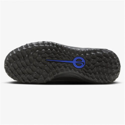 NIKE Jr. Tiempo Legend 10 Club TF Multinocken-Fußballschuhe Kinder 040 - black/chrome-hyper royal 35.5