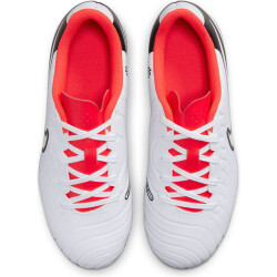 NIKE Jr. Tiempo Legend 10 Club MG Multi-Ground Fußballschuhe Jungen 100 - white/black-bright crimson 32