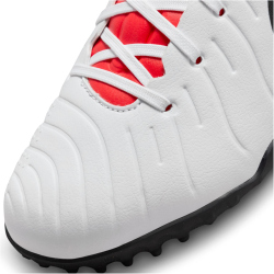NIKE Jr. Tiempo Legend 10 Academy TF Multinocken-Fu&szlig;ballschuhe Jungen 100 - white/black-bright crimson 35