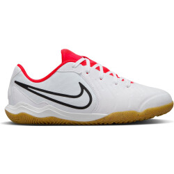 NIKE Jr. Tiempo Legend 10 Academy IC Hallen-Fußballschuhe Kinder 100 - white/black-bright crimson 37.5