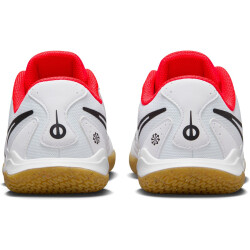 NIKE Jr. Tiempo Legend 10 Academy IC Hallen-Fußballschuhe Kinder 100 - white/black-bright crimson 37.5