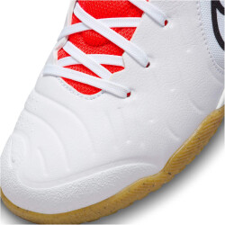 NIKE Jr. Tiempo Legend 10 Academy IC Hallen-Fußballschuhe Kinder 100 - white/black-bright crimson 37.5