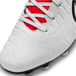 NIKE Jr. Tiempo Legend 10 Academy MG Multi-Ground Fußballschuhe Jungen 100 - white/black-bright crimson 32
