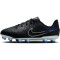 NIKE Jr. Tiempo Legend 10 Academy MG Multi-Ground Fußballschuhe Jungen 040 - black/chrome-hyper royal 38.5