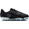 NIKE Jr. Tiempo Legend 10 Academy MG Multi-Ground Fußballschuhe Jungen 040 - black/chrome-hyper royal 38.5