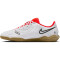 NIKE Tiempo Legend 10 Club IC Hallen-Fußballschuhe 100 - white/black-bright crimson 44