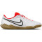 NIKE Tiempo Legend 10 Club IC Hallen-Fußballschuhe 100 - white/black-bright crimson 44