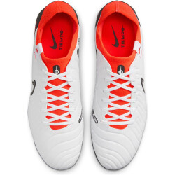 NIKE Tiempo Legend 10 Pro FG Firm-Ground Fußballschuhe Herren 100 - white/black-bright crimson 38