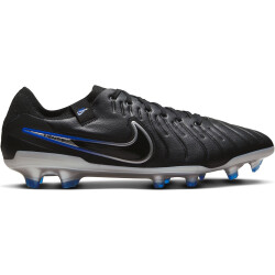 NIKE Tiempo Legend 10 Pro FG Firm-Ground Fußballschuhe Herren 040 - black/chrome-hyper royal 43