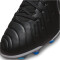 NIKE Tiempo Legend 10 Pro FG Firm-Ground Fußballschuhe Herren 040 - black/chrome-hyper royal 43