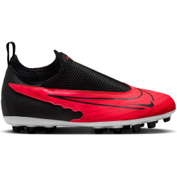 NIKE Jr. Phantom GX Academy AG Kunstrasen-Fu&szlig;ballschuhe Kinder 600 - bright crimson/black-white 36