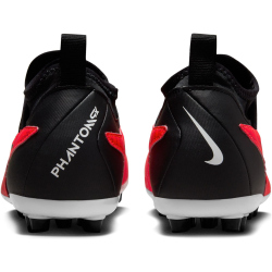 NIKE Jr. Phantom GX Academy AG Kunstrasen-Fu&szlig;ballschuhe Kinder 600 - bright crimson/black-white 36