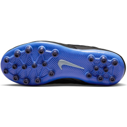 NIKE Jr. Phantom GX Academy AG Kunstrasen-Fu&szlig;ballschuhe Kinder 040 - black/chrome-hyper royal 34