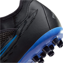 NIKE Jr. Phantom GX Academy AG Kunstrasen-Fu&szlig;ballschuhe Kinder 040 - black/chrome-hyper royal 34