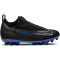 NIKE Jr. Phantom GX Academy AG Kunstrasen-Fu&szlig;ballschuhe Kinder 040 - black/chrome-hyper royal 36