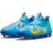 NIKE Jr. Zoom Vapor 15 Academy KM FG/MG Fu&szlig;ballschuhe Kinder 400 - baltic blue/white 27