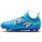 NIKE Jr. Zoom Vapor 15 Academy KM FG/MG Fu&szlig;ballschuhe Kinder 400 - baltic blue/white 27