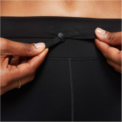 NIKE Go Firm-Support Mid-Rise 8" kurze Tights mit Taschen Damen 010 - black/black XXS