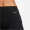 NIKE Go Firm-Support Mid-Rise 8" kurze Tights mit Taschen Damen 010 - black/black XXS